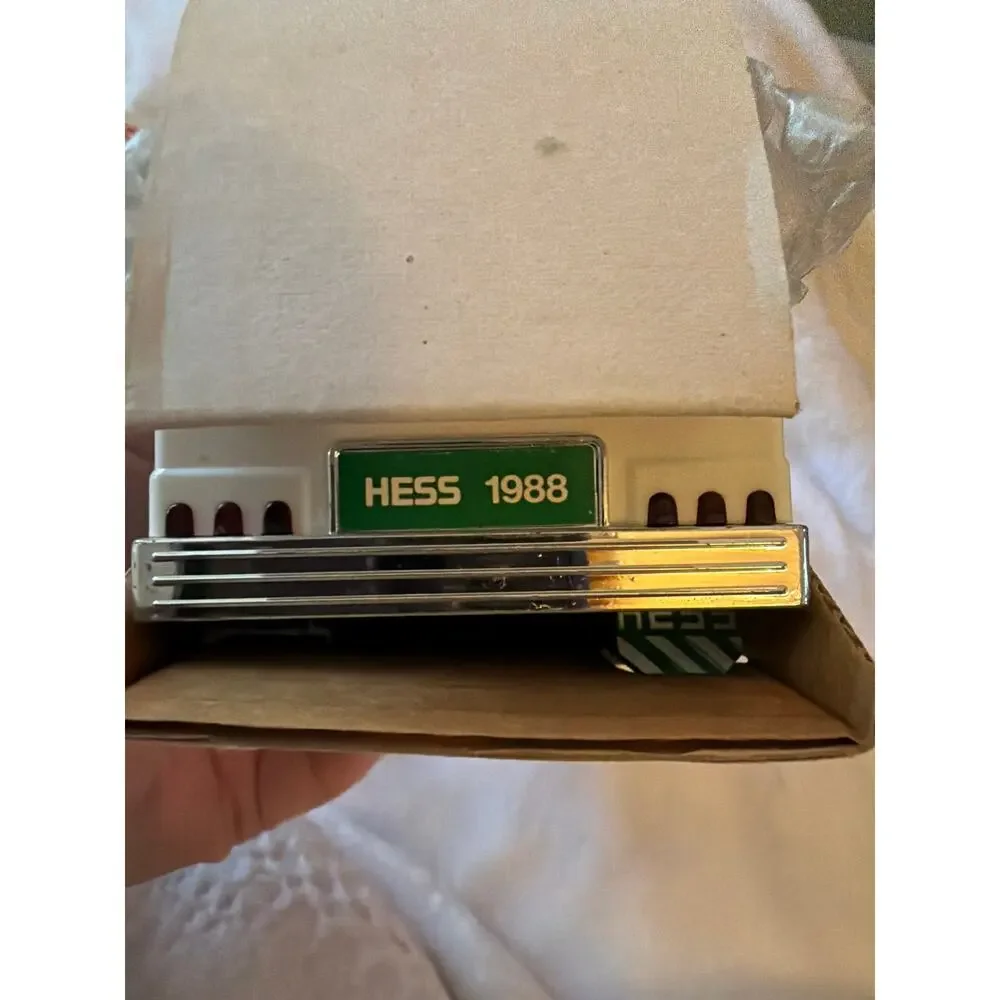 Vintage 1988 Hess Toy Truck & Racer Gasoline Transport Original Box NIB